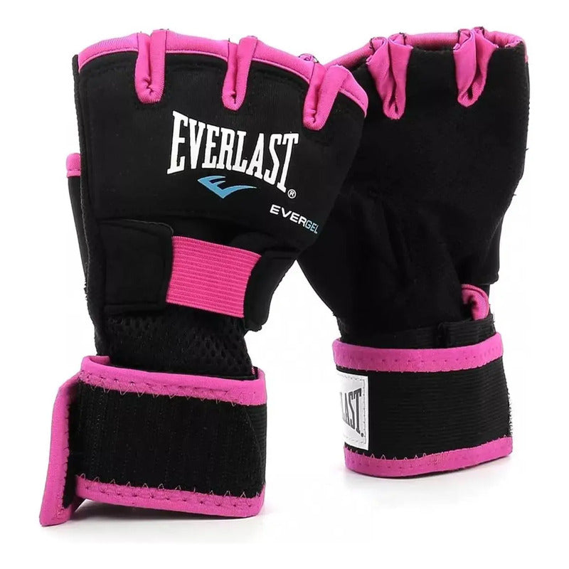 Guantes Alternativa A Vendaje De Boxeo Evergel Everlast M Rosa