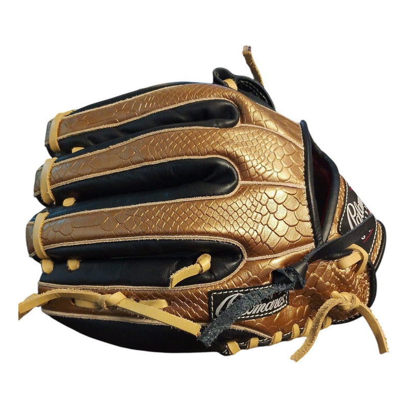 Guante Manopla Beisbol/softbol 12 PuLG M.1285 Palomares Fpx Negro Dorado Juvenil/ Adulto