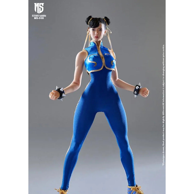 Star Man Chun Li Ms-08 Figura 1/6 No Hot Toys Palomares Fpx