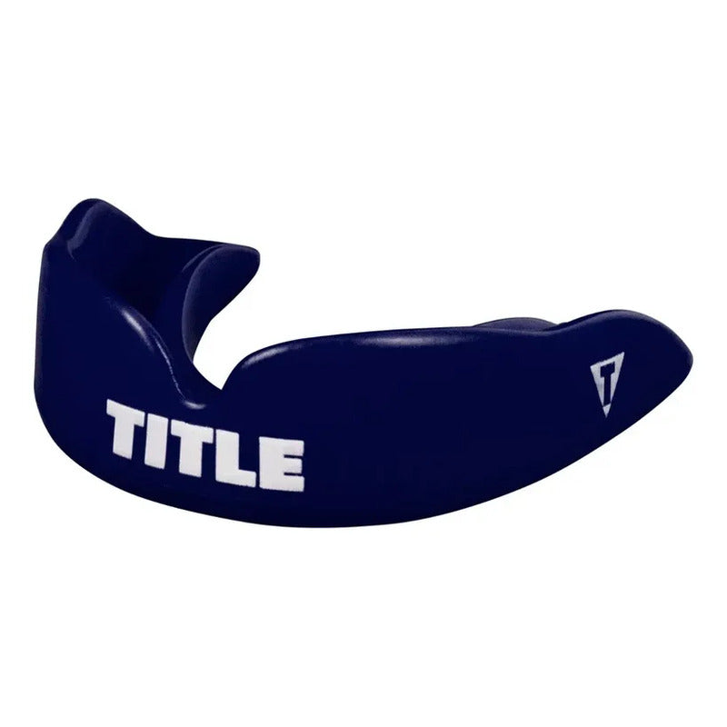 Protector Bucal Title Boxing Super Shield X2 Azul  Fpx Azul Sin Sabor