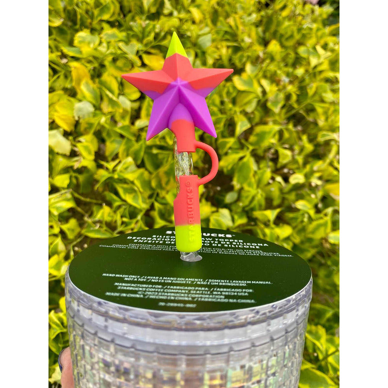 Vaso Starbucks Grid Pride Tornasol Con Estrella