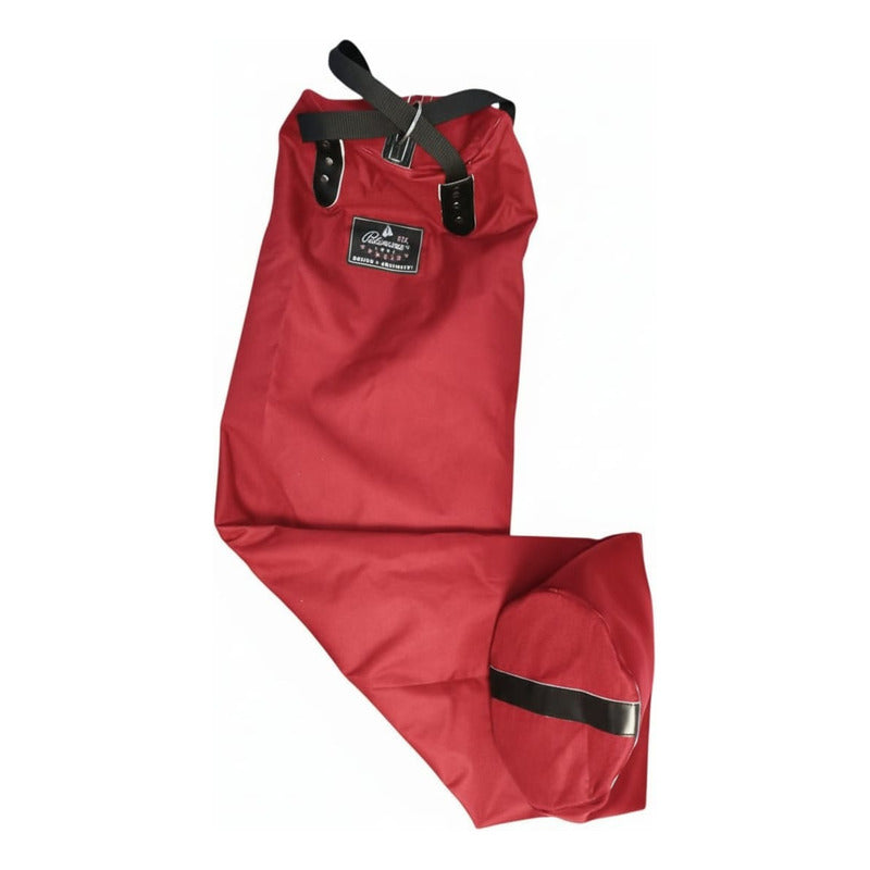 Costal Box Banana Muay Thai Lona Vacío 2mts Palomares Fpx Rojo