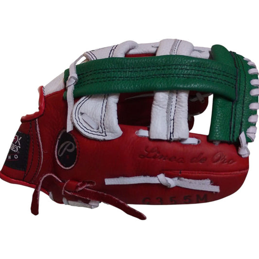 Guante Manopla Béisbol G 355 12.5 Tricolor H Palomares Fpx Blanco Juvenil/ Adulto
