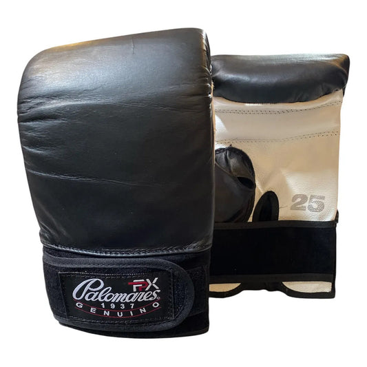 Par Guanteleta Box #25 Piel Palomares Genuino Fpx M Negro