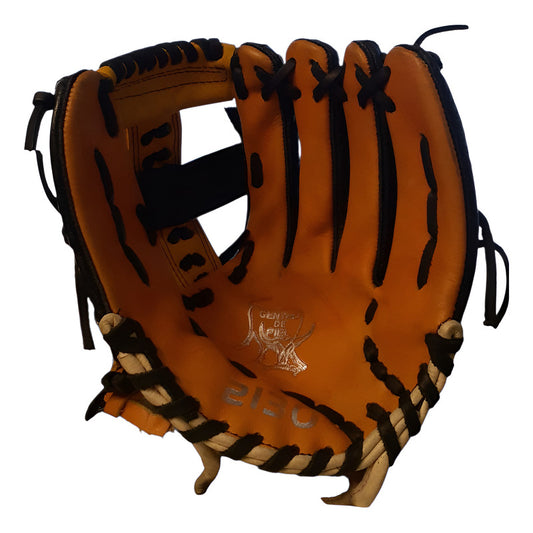 Guante Manopla Beisbol Ed Unica 2130 Palomares Genuino Fpx Negro/amarillo Adulto/ Juvenil