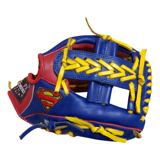Guante Manopla Beisbol Superman 12.5 Trampa H Palomares Fpx Azul Juvenil/adulto
