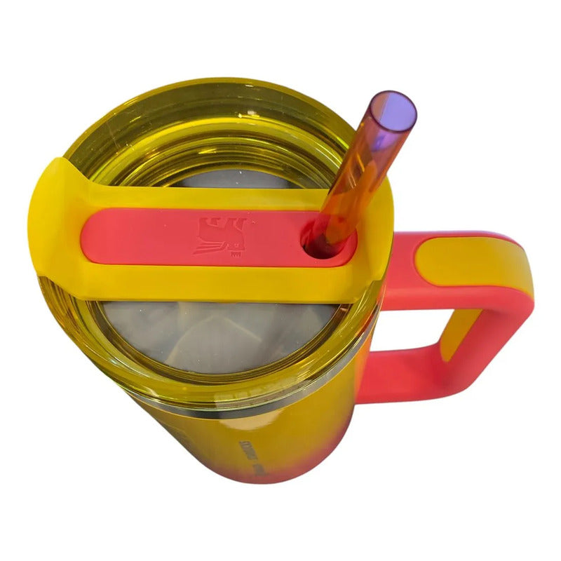 Termo Stanley Amarillo Y Rosa 2025 Starbucks Amarillo