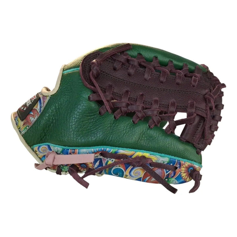 Guante Manopla Beisbol 2190 Flormorado 12 PuLG Palomares Fpx Violeta Oscuro Juvenil/ Adulto
