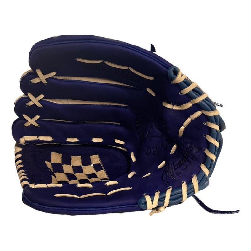 Guante Manopla Beisbol Mak144 14 PuLG Palomares Fpx Azul