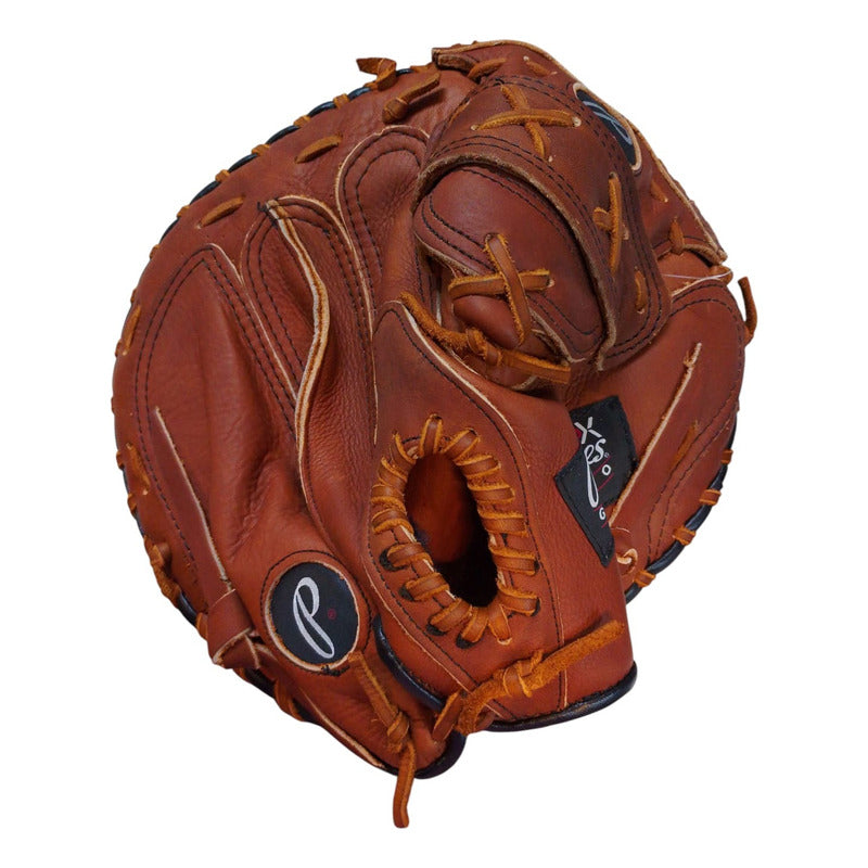 Guante Manopla Catcher 696 Cafe Piel Palomares Genuino Fpx