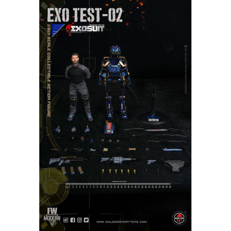 Soldier Story Exo Test 02 Exoeskeleton Armor Suit 1/6 Fpx