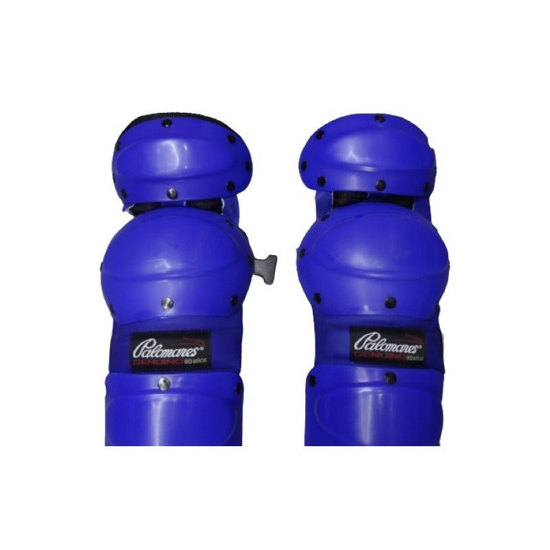 Par De Espinilleras Catcher Dobles Bl  Palomares Genuino Fpx Azul