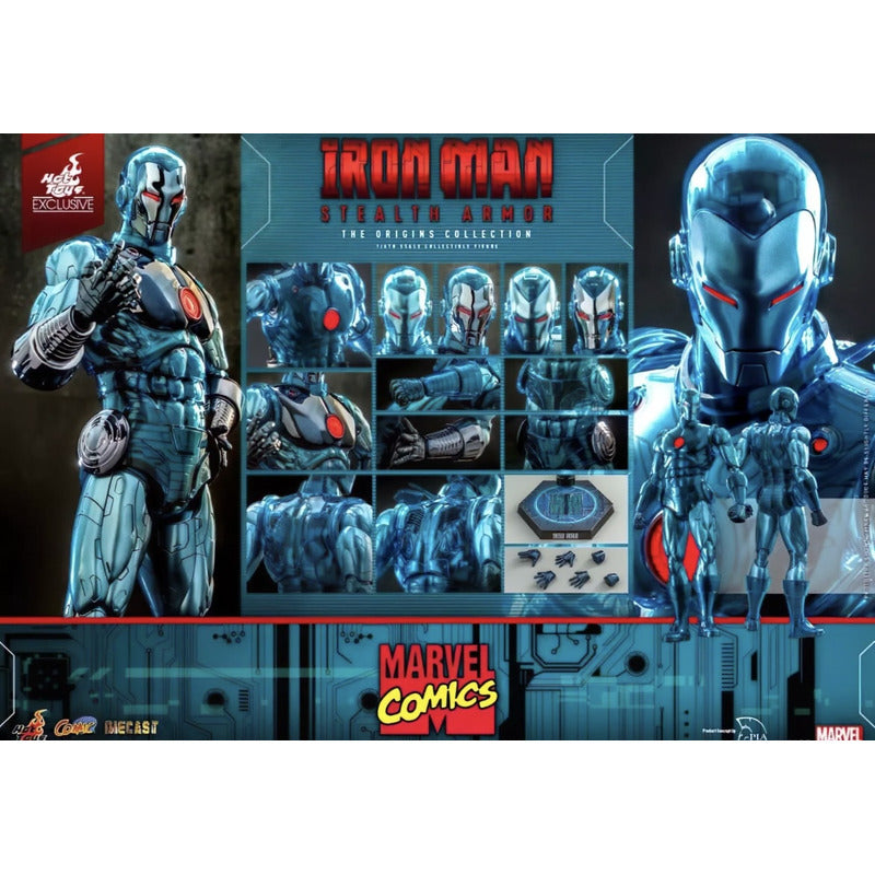 Hot Toys Iron Man Comic Stealth Armor 1/6 Fpx