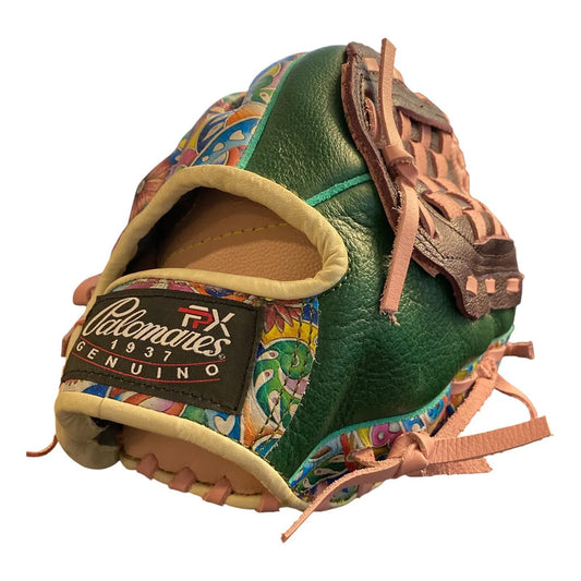 Guante Manopla Béisbol Y Soft Ed.unica 2190 Macrame 12.5 Fpx Verde/morado Juvenil/adulto