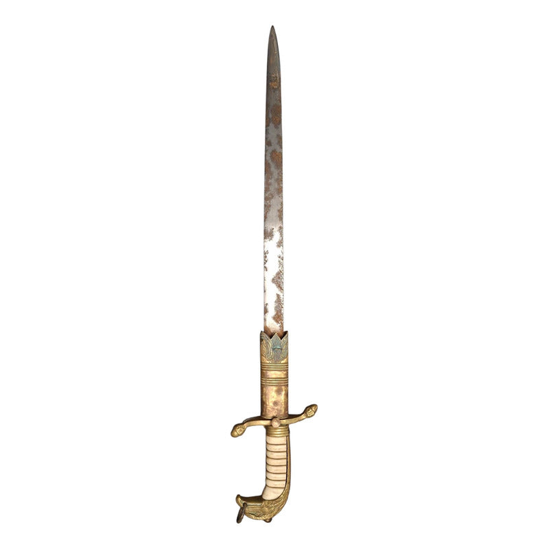 Sable Ceremonial  Oficial Ejercito Mex C/vaina Original Fpx Plateado