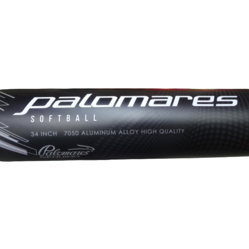 Bat Aluminio #34 28oz A 7050 Palomares Beisbol Softbol Fpx  Negro