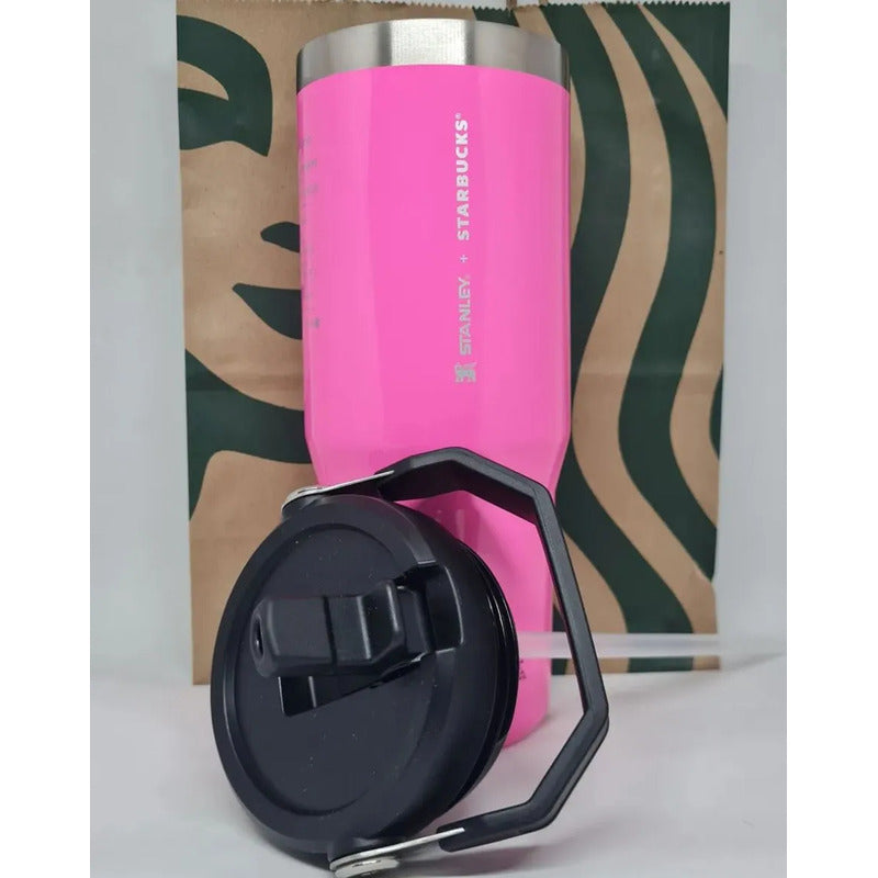 Stanley Starbucks México Exclusive Iceflow Flip Rosa Otoño Rosa