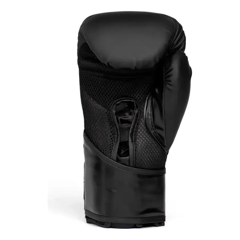 Guante Box Everlast Elite Pro Style 16 Oz Color Negro/dorado Talla 10oz