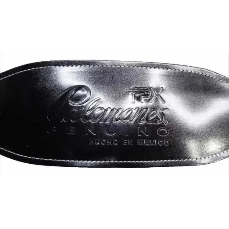 Faja Pesista Piel 100% Negro Con Forro Palomares Genuino Fpx Ch