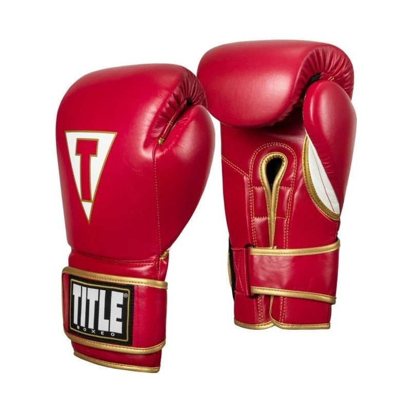 Guantes De Box Title Mex Piel Velcro Palomares Fpx