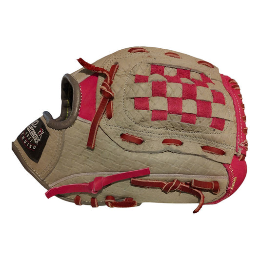 Guante Manopla Beisbol 1250 12 PuLG Ed.unik Rosa Fpx Rosa Claro Juvenil/adulto