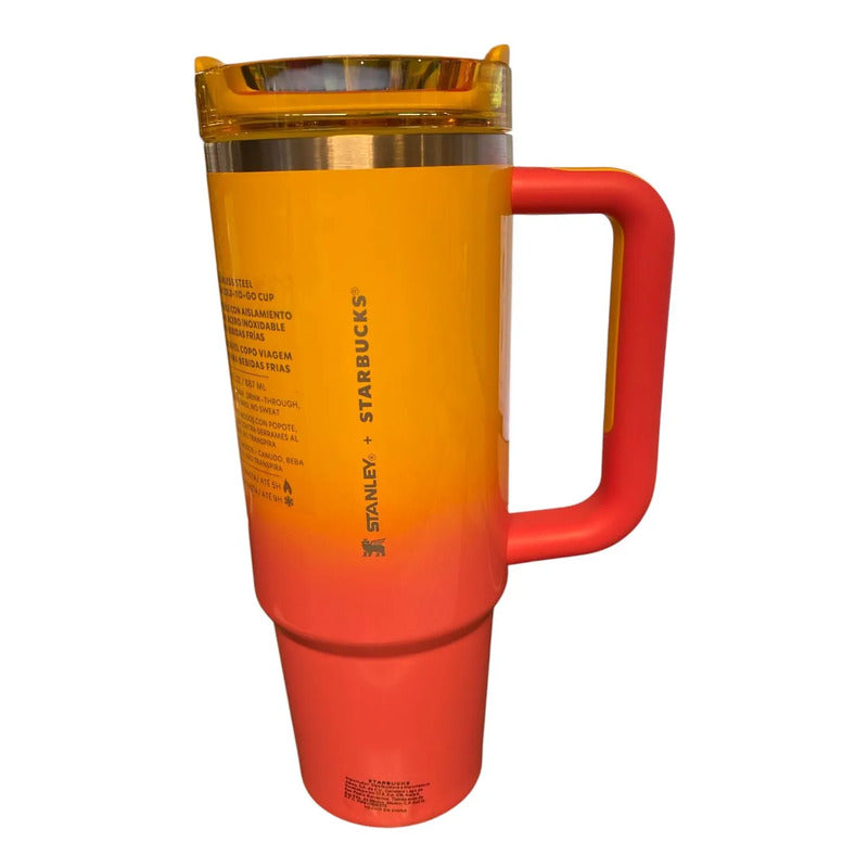 Termo Stanley Amarillo Y Rosa 2025 Starbucks Amarillo
