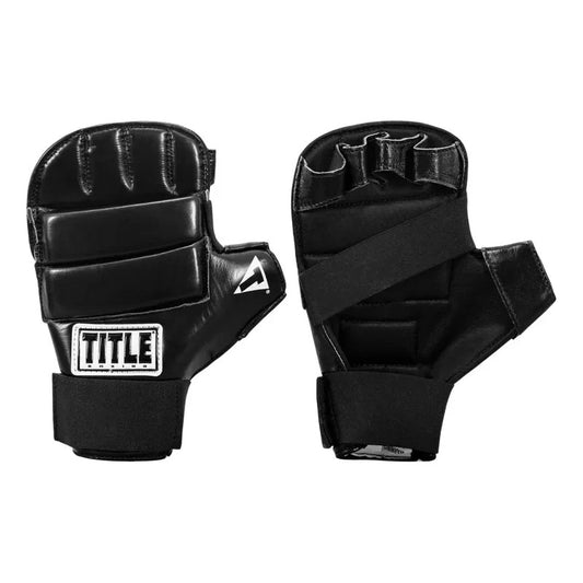 Guantes Boxeo Cuero Title Super Speed Bag Palomares Fpx Grande Negro