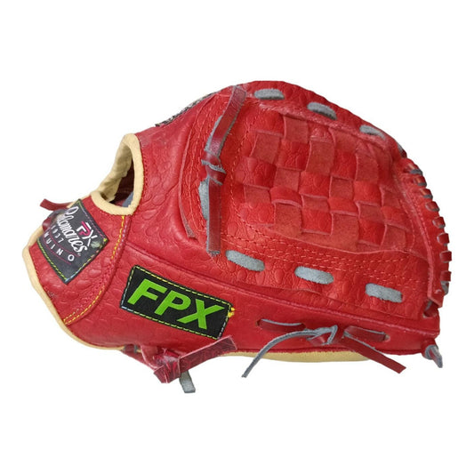 Guante Beisbol Mod. 2190 12.5puLG Palomares Genuino Fpx Rojo / Beige Juvenil / Adulto