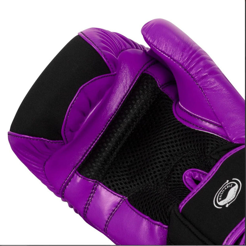 Guantes Box Title Gel Fitness Lavable Morado Palomares Fpx