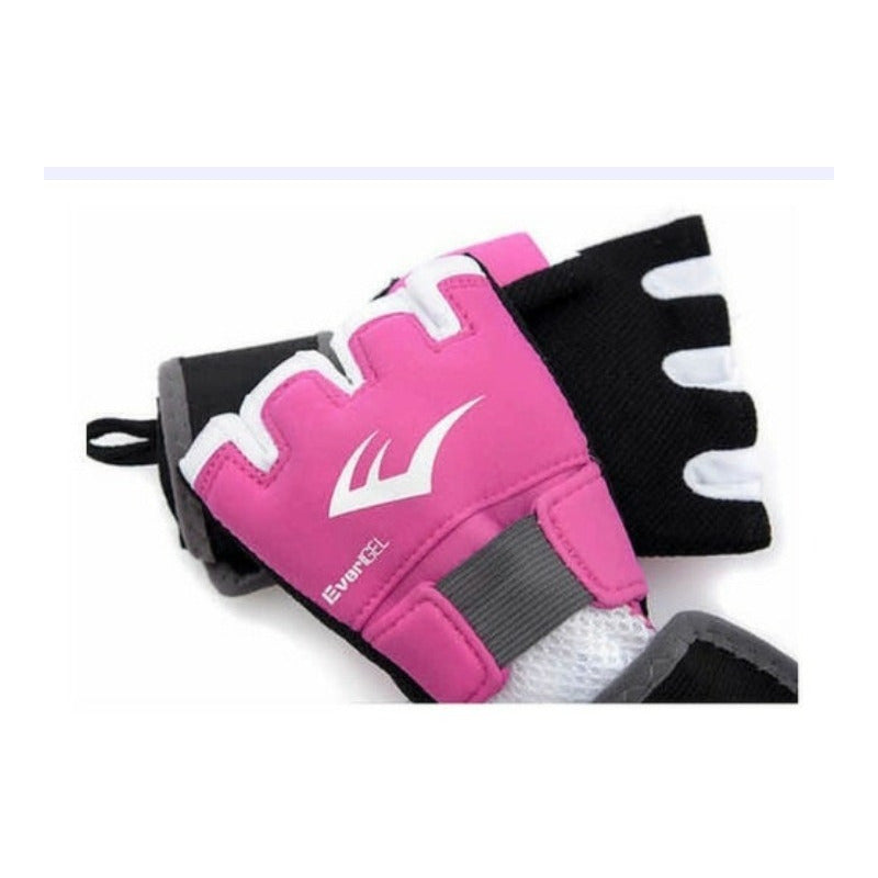 Guantes De Boxeo Everlast Velcro Pink.