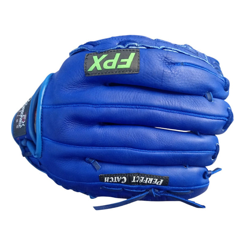 Manopla G370 Beis Soft 13  Azul Zurda Palomares Genuino Fpx Azul 13pulgadas