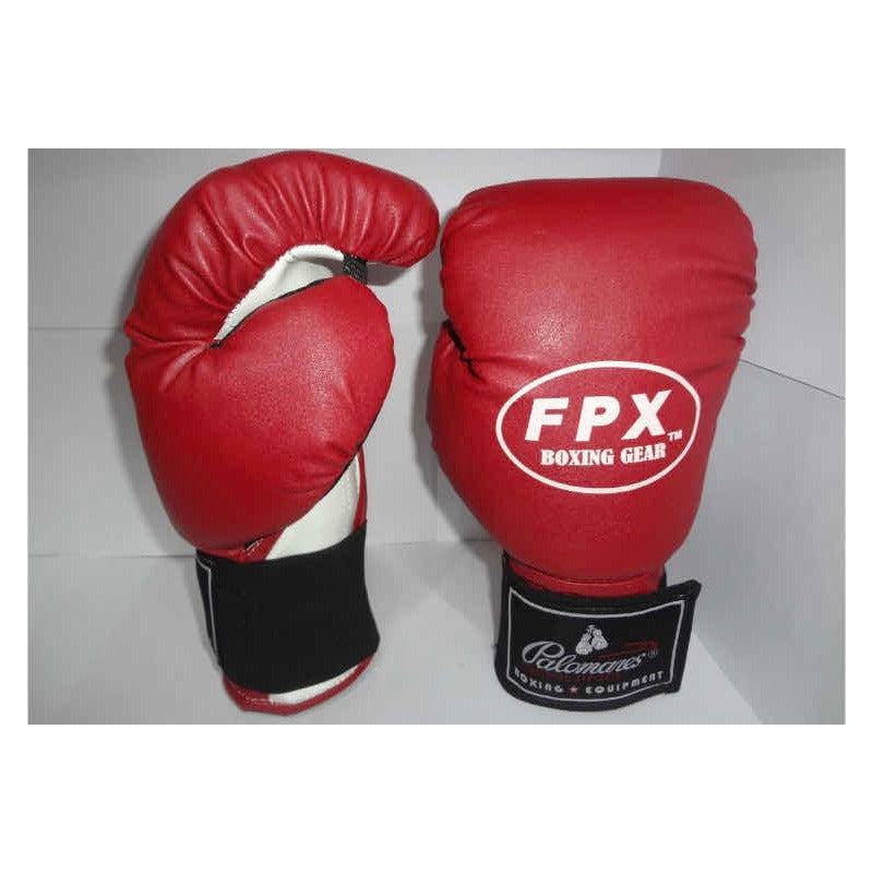 Kit Box Boxing Gear Palomares Genuino Fpx 14 Oz 14oz Rojo