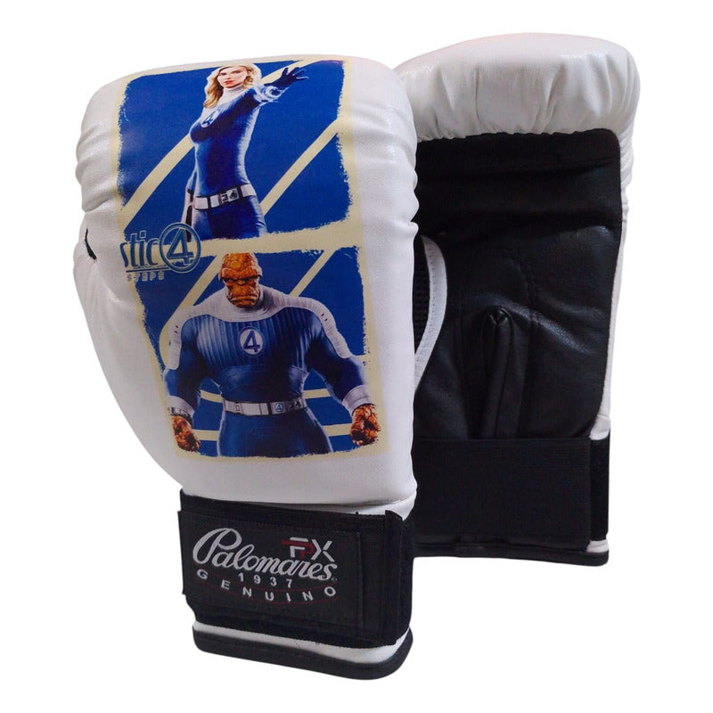 Par Guante Box Infantil Ed. Unica Los 4 Fantásticos 2025 Fpx 6 Oz Blanco
