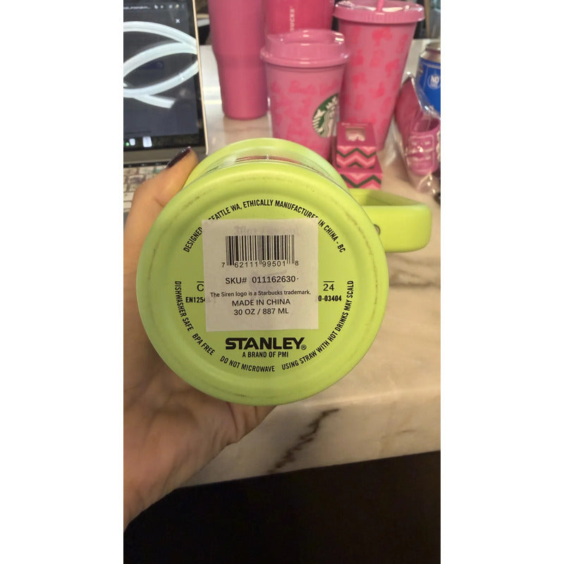 Thermo Starbucks Stanley Verde Spring Acero Inoxidable Verde Lima Spring