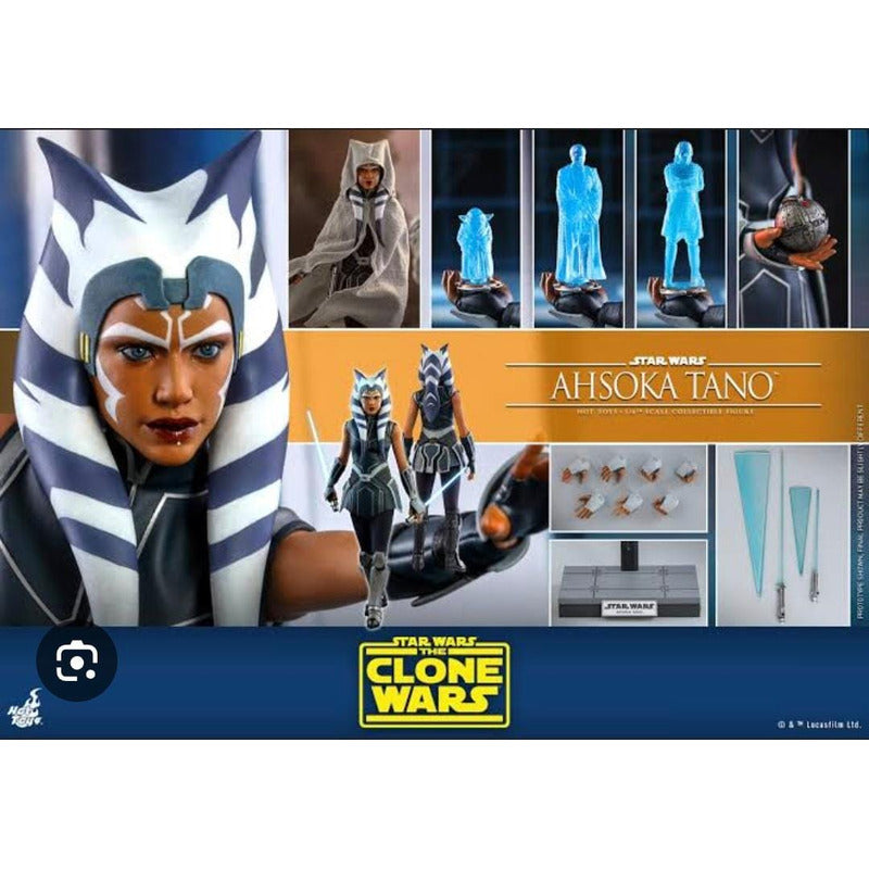 Hot Toys Star Wars Ahsoka Thano Clone Wars Figura 1/6 Fpx