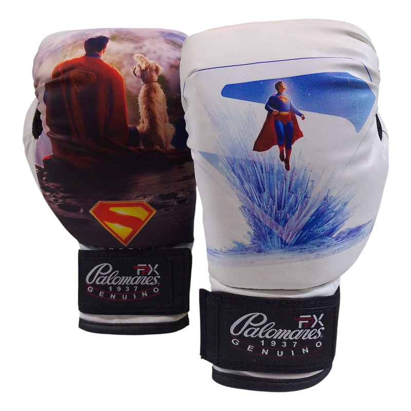 Par Guante Box Infantil 6oz Superman 2025 Palomares Fpx 6 Oz Blanco