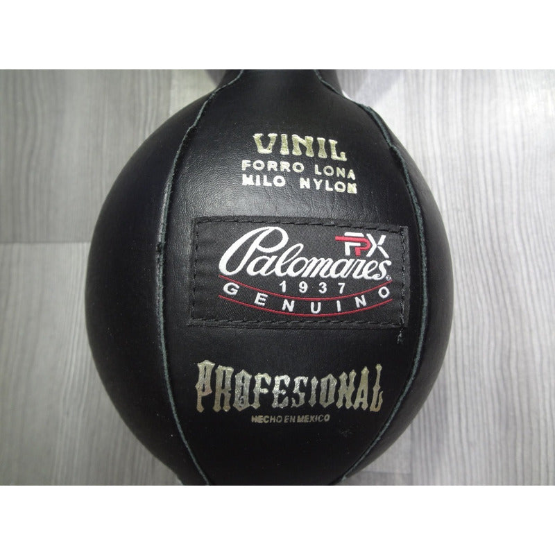 Pera Loca Doble De Vinil Negra  Palomares Genuino Fpx  Negro Y Rojo