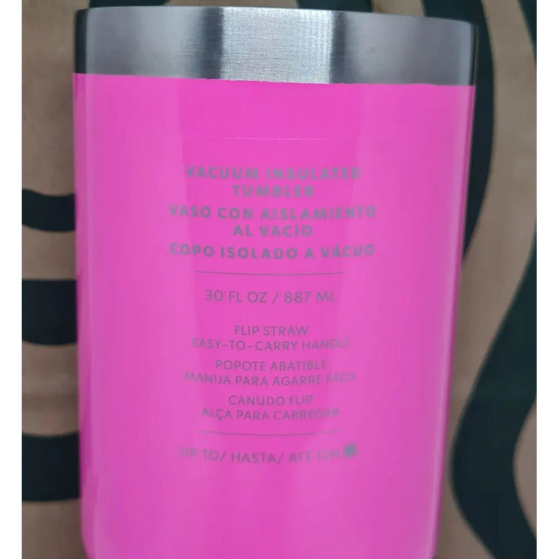 Stanley Starbucks México Exclusive Iceflow Flip Rosa Otoño Rosa
