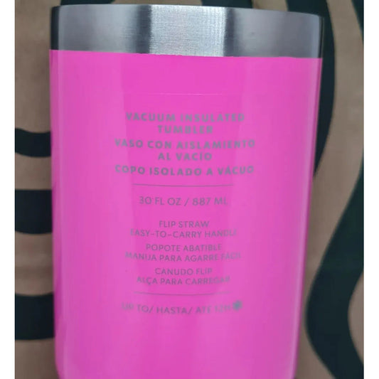 Stanley Starbucks México Exclusive Iceflow Flip Rosa Otoño Rosa
