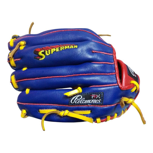 Guante Manopla Beisbol 12.5 Tejido Superman Palomares Fpx Azul/rojo Juvenil/adulto