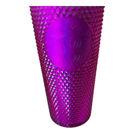 Vaso Starbucks Studded Rosa Fucsia Retro