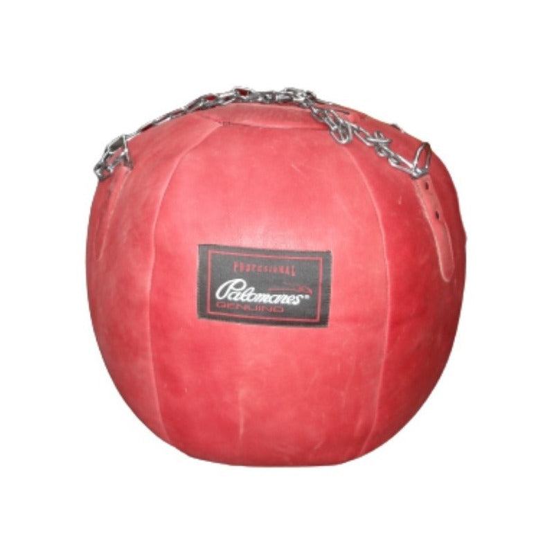Costal Box Redondo O Bola Piel Rd Palomares Genuino Fpx  Rojo