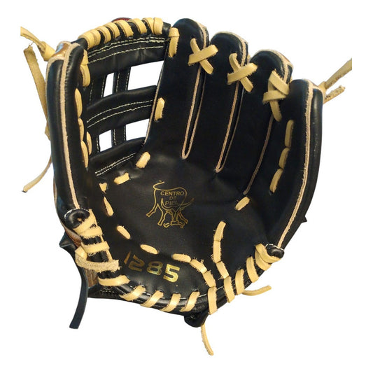 Guante Manopla Beisbol/softbol 12 PuLG M.1285 Palomares Fpx Negro Dorado Juvenil/ Adulto