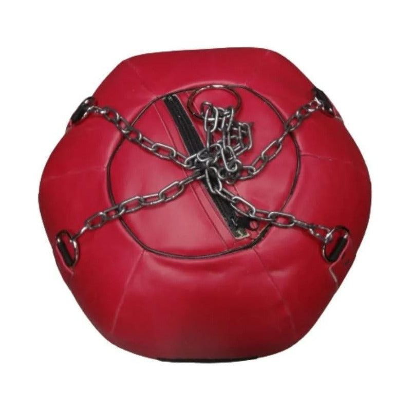 Costal Bola Box Vinil Vacio C/cadenas Palomares Fpx Rojo