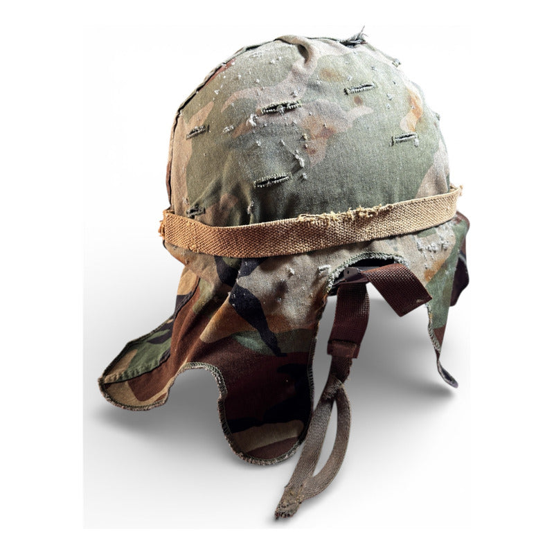 Casco Antiguo M1 Funda Mitchel Guerra Vietnam Fecha 1972 Fpx