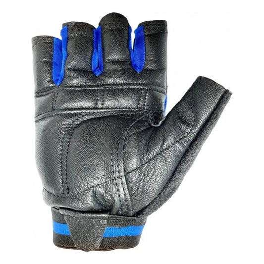 Guantes Verri 2300 Piel Y Lycra Adultos Fpx Talla Ch Azul Liso