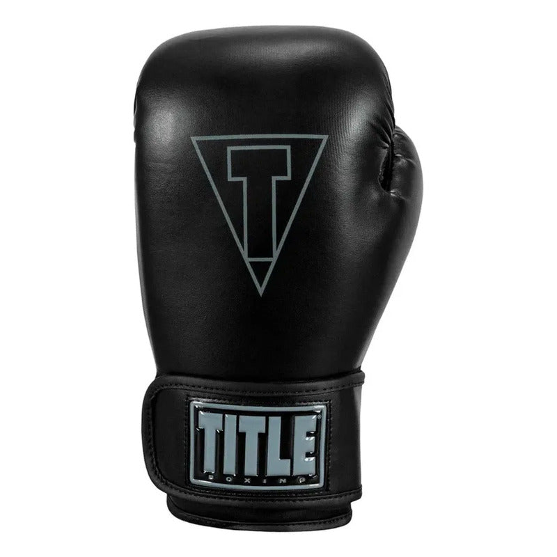 Guante Box Title Boxing Vegan Fitness Negro Palomares Fpx 16 Oz Negro
