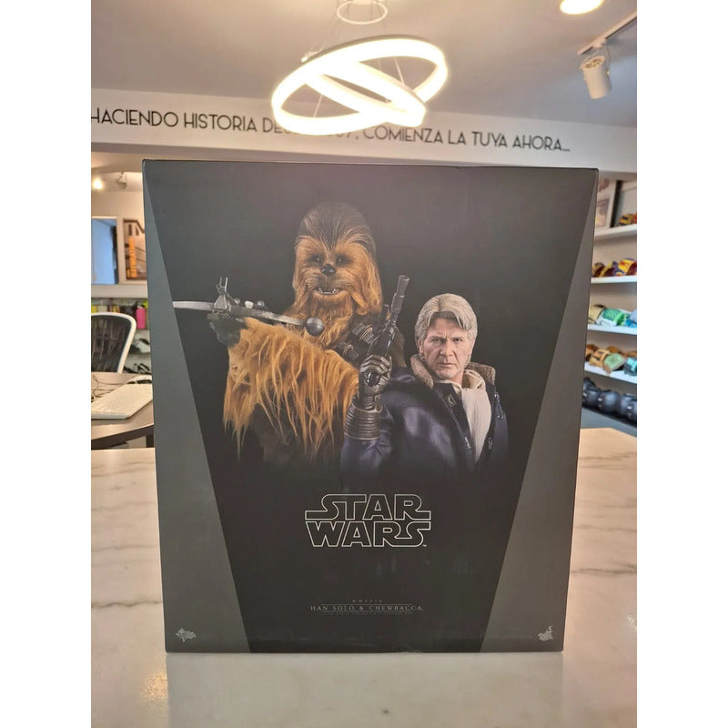 Hot Toys Han Solo & Chewbacca Mms376 Set 1/6 Fpx