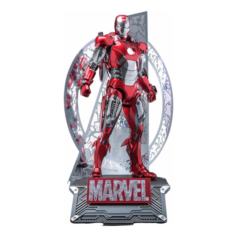 Hot Toys Iron Man Mark Vii D100 Disney 100 Mms696 1/6 Fpx