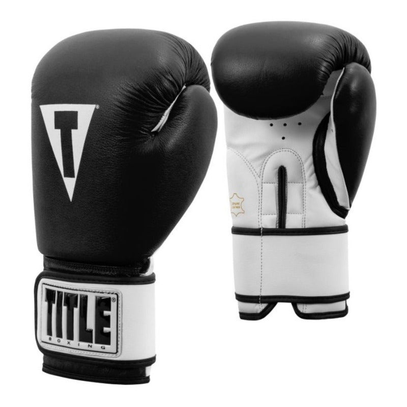 Guantes Title Premier Leather Super Bag Black 12oz Fpx